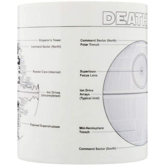 Star Wars - Kaffeebecher "Death Star", Skizze (Weiß/Schwarz/Grau) - Image 4