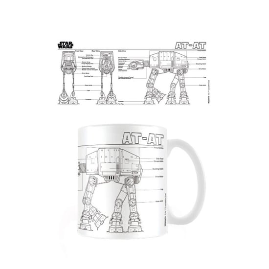 Star Wars - Kaffeebecher, ´AT-AT´ (Weiß/Schwarz) - Image 2