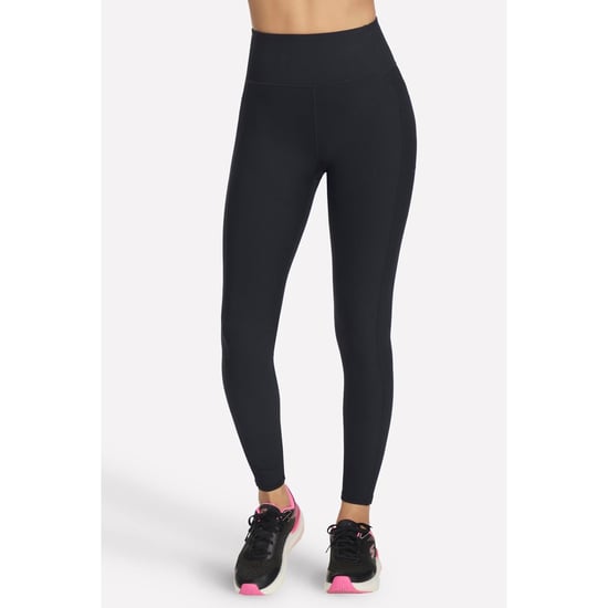 Skechers Performance GOFLEX Rib Nylon Damen Sportleggings in Schwarz - Image 2