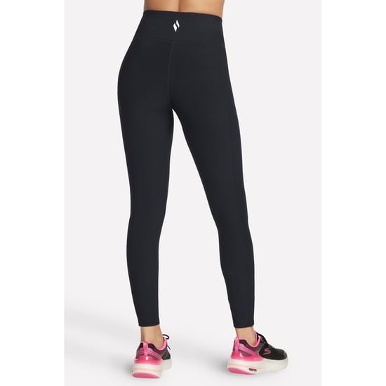 Skechers Performance GOFLEX Rib Nylon Damen Sportleggings in Schwarz - Image 3