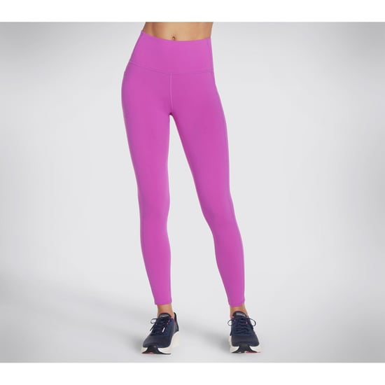 Skechers Performance GOWALK High-Waist Nylon Damen Sportleggings in Helles Purpur - Image 2