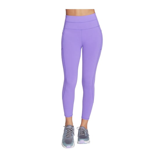 Skechers Performance GOWALK High-Waisted 7/8 Nylon Damen Sportleggings in Pink - Image 1