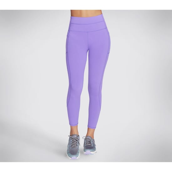 Skechers Performance GOWALK High-Waisted 7/8 Nylon Damen Sportleggings in Pink - Image 2