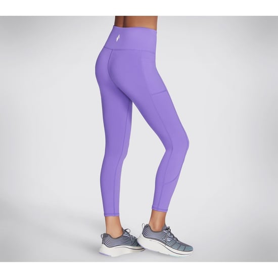 Skechers Performance GOWALK High-Waisted 7/8 Nylon Damen Sportleggings in Pink - Image 3