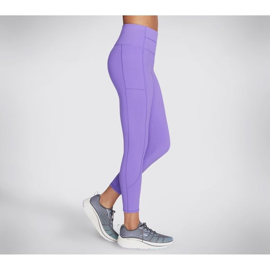 Skechers Performance GOWALK High-Waisted 7/8 Nylon Damen Sportleggings in Pink - Image 4