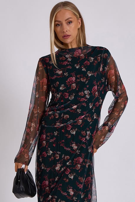 Midikleid aus Mesh - Image 2