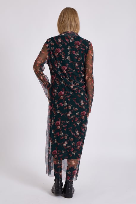 Midikleid aus Mesh - Image 4