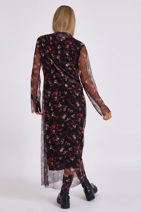 Midikleid aus Mesh - Image 4