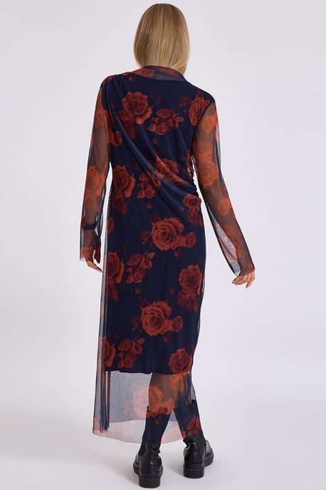 Midikleid aus Mesh - Image 4