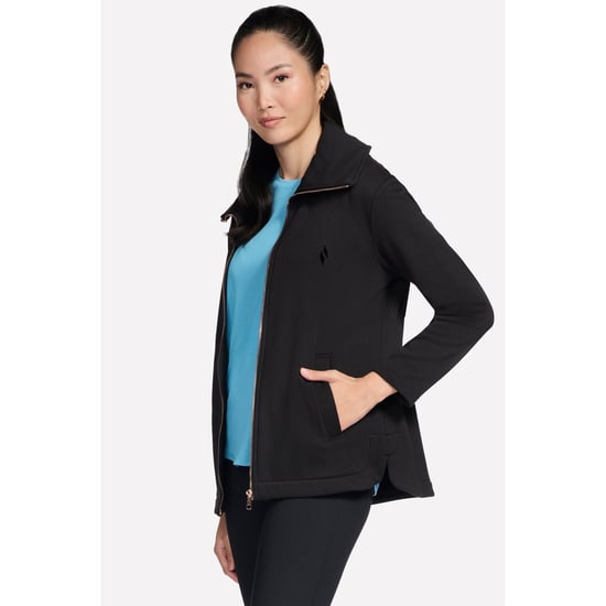 Skechers Performance GO SNUGGLE Tunika-Jacke Damen schwarze Jacke - Image 4