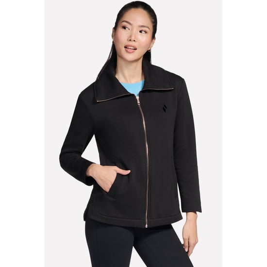 Skechers Performance GO SNUGGLE Tunika-Jacke Damen schwarze Jacke - Image 5