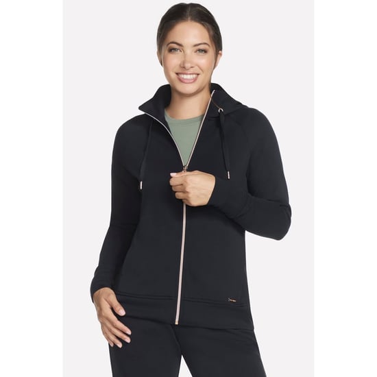 Skechers Performance Skechluxe Elevate Kapuzenjacke Damen Schwarz - Image 2