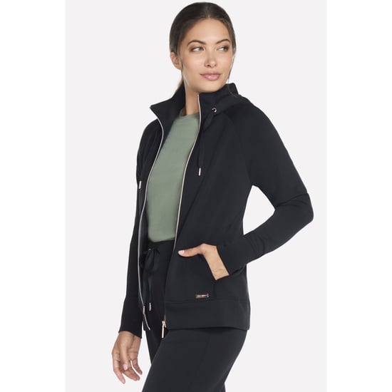 Skechers Performance Skechluxe Elevate Kapuzenjacke Damen Schwarz - Image 4