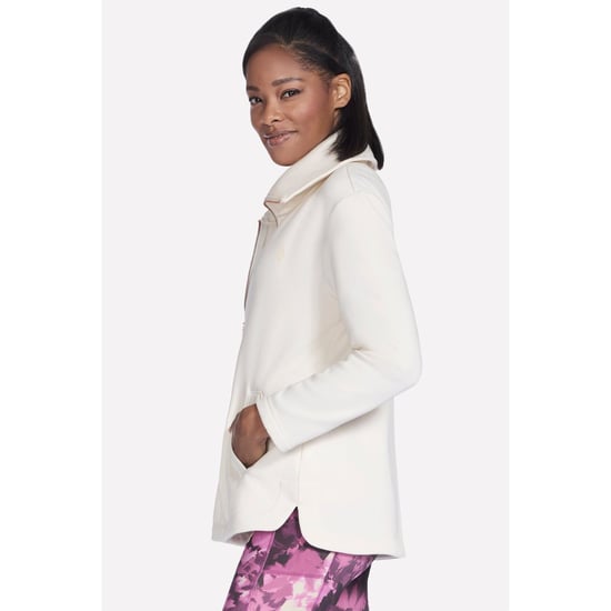 Skechers Performance GO SNUGGLE Tunika-Jacke Damen Off-White Jacke - Image 4
