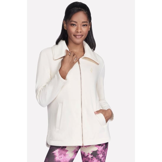 Skechers Performance GO SNUGGLE Tunika-Jacke Damen Off-White Jacke - Image 5