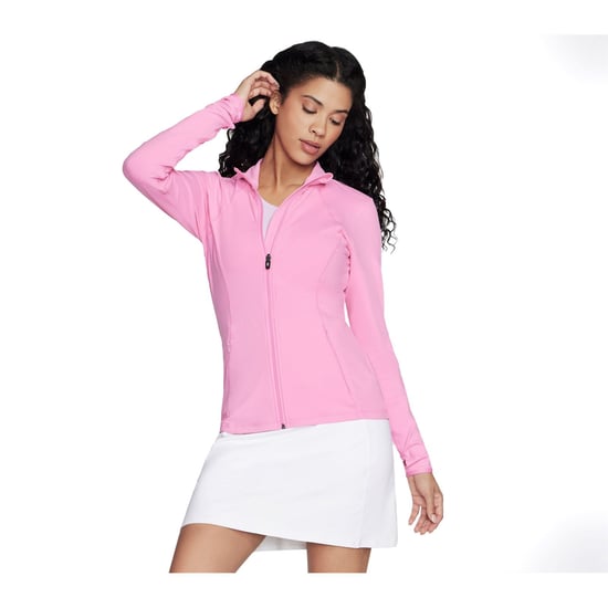 Skechers Performance GOWALK Wear Mesh Damenjacke in Pink - Image 1