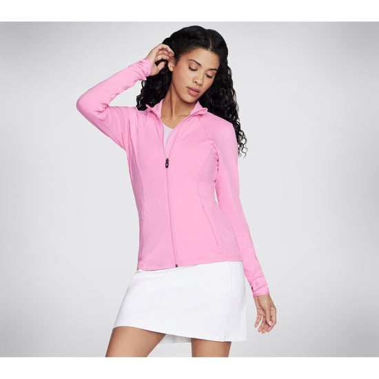 Skechers Performance GOWALK Wear Mesh Damenjacke in Pink - Image 2