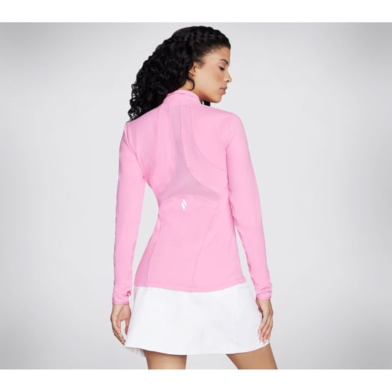 Skechers Performance GOWALK Wear Mesh Damenjacke in Pink - Image 3
