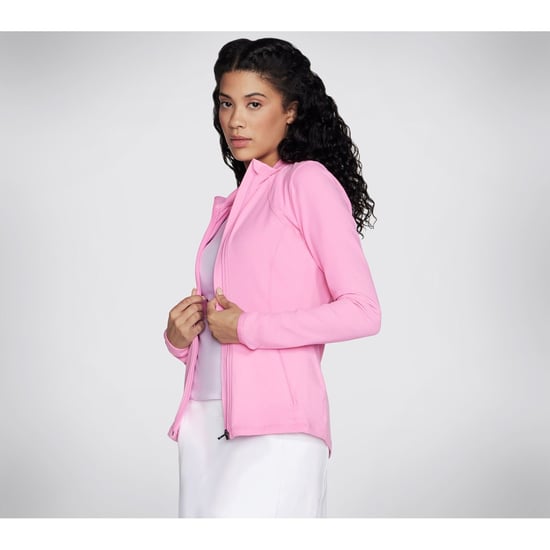 Skechers Performance GOWALK Wear Mesh Damenjacke in Pink - Image 4