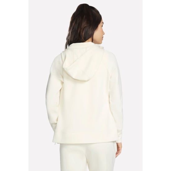 Skechers Performance Skechluxe Elevate Kapuzenjacke Damen Off Weiß Jacke - Image 3