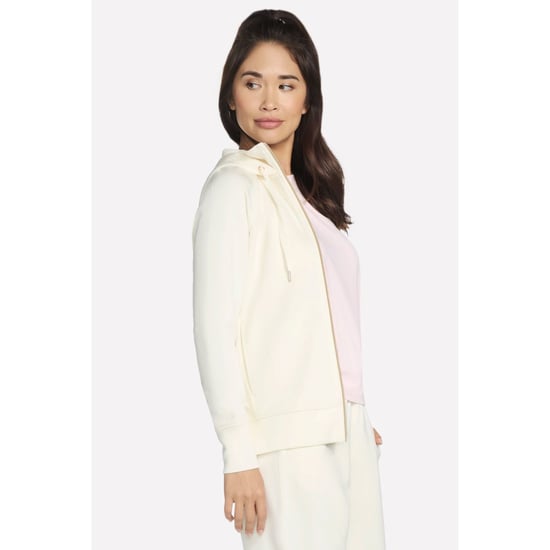 Skechers Performance Skechluxe Elevate Kapuzenjacke Damen Off Weiß Jacke - Image 4