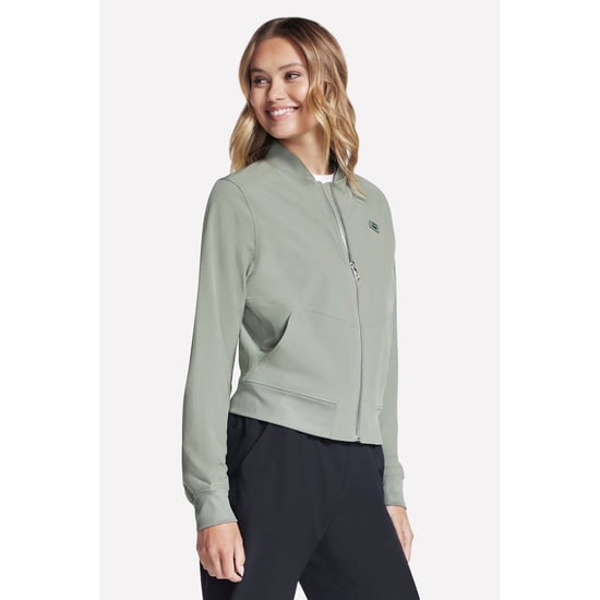 Skechers Performance Uptown Jacke Damen Taupe Jacke - Image 4