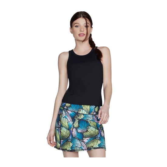 Skechers Performance GO WALK Shelf Bra Tank Nylon Damen Schwarz Tanktops - Image 1