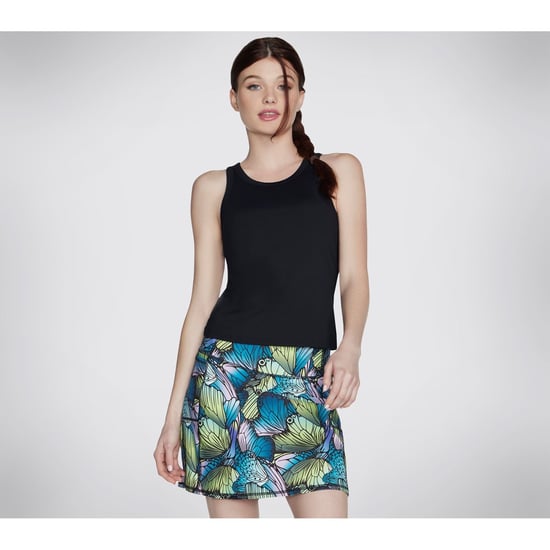 Skechers Performance GO WALK Shelf Bra Tank Nylon Damen Schwarz Tanktops - Image 2