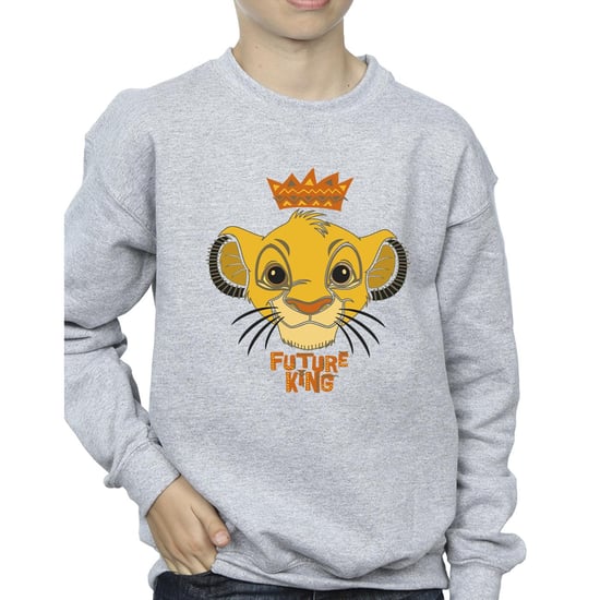 Disney - "The Lion King Future King" Sweatshirt für Jungen (Grau) - Image 4