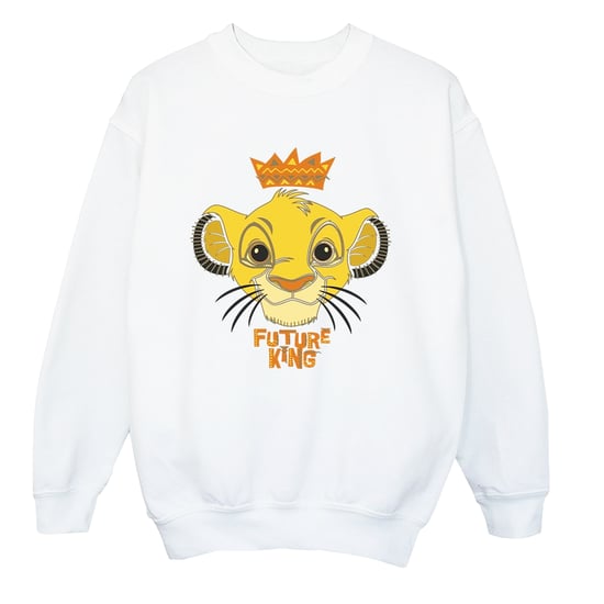 Disney - "The Lion King Future King" Sweatshirt für Jungen (Weiß) - Image 1