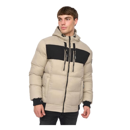 Crosshatch - "Staylike" Jacke für Herren (Steinfarben) - Image 1