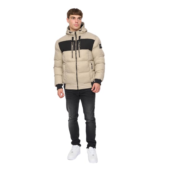 Crosshatch - "Staylike" Jacke für Herren (Steinfarben) - Image 3