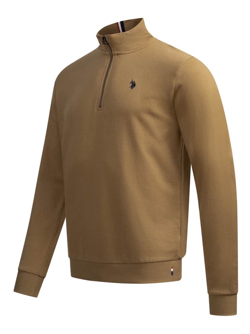 U.S. POLO ASSN. Herren Half-Zip Pullover USNiico aus Baumwollmix - Image 2