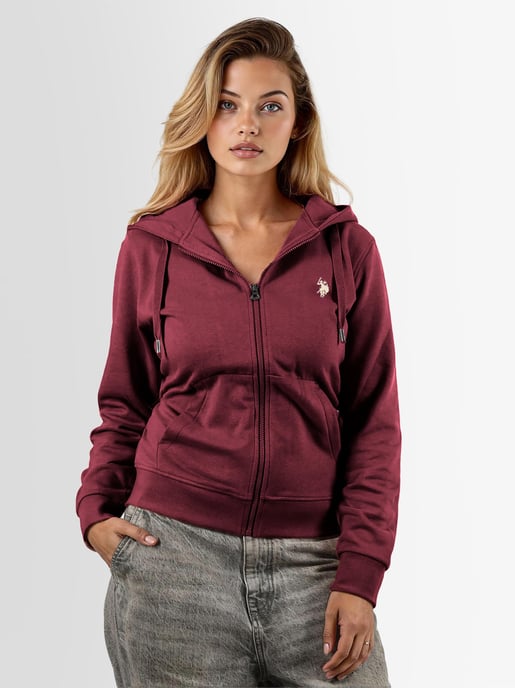 U.S. POLO ASSN. Damen Sweatjacke USRubyy aus Baumwoll-Polyester-Mix - Image 4