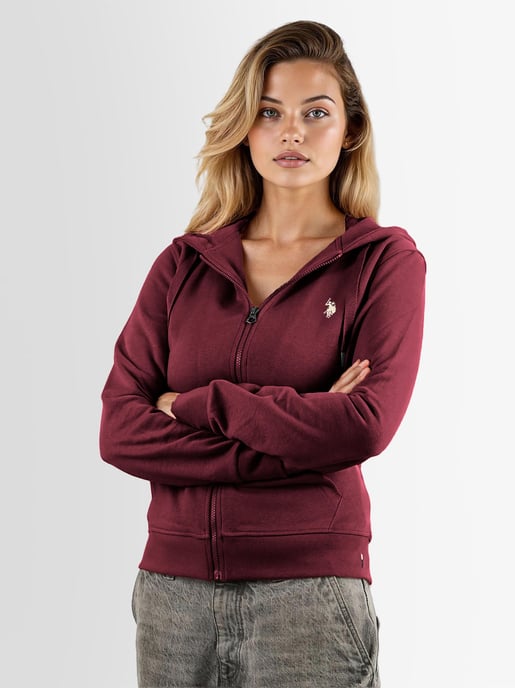 U.S. POLO ASSN. Damen Sweatjacke USRubyy aus Baumwoll-Polyester-Mix - Image 5