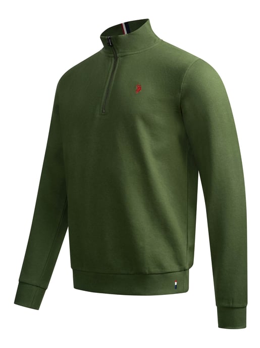 U.S. POLO ASSN. Herren Half-Zip Pullover USNiico aus Baumwollmix - Image 2