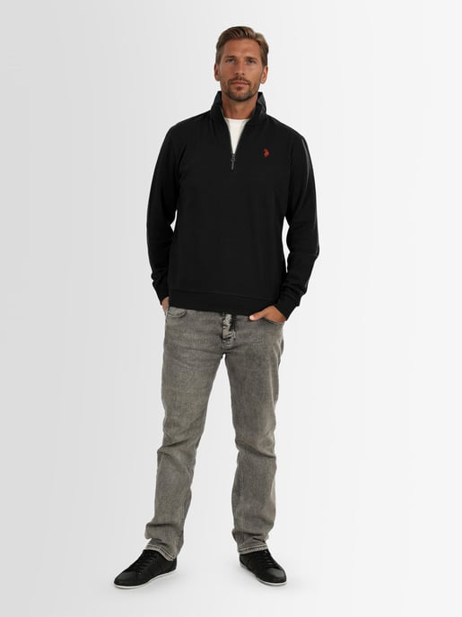 U.S. POLO ASSN. Herren Half-Zip Pullover USNiico aus Baumwollmix - Image 4