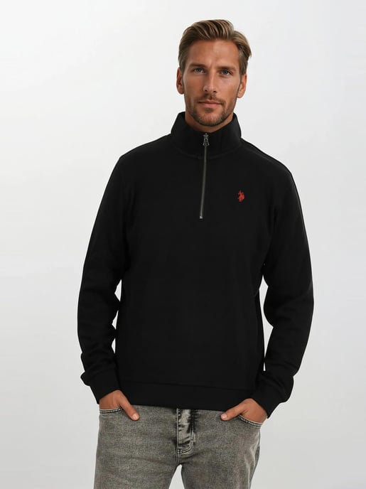 U.S. POLO ASSN. Herren Half-Zip Pullover USNiico aus Baumwollmix - Image 5