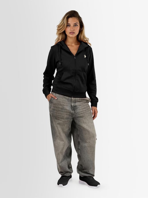 U.S. POLO ASSN. Damen Sweatjacke USRubyy aus Baumwoll-Polyester-Mix - Image 3