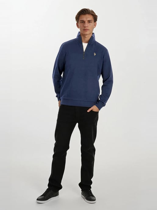 U.S. POLO ASSN. Herren Half-Zip Pullover USNiico aus Baumwollmix - Image 4