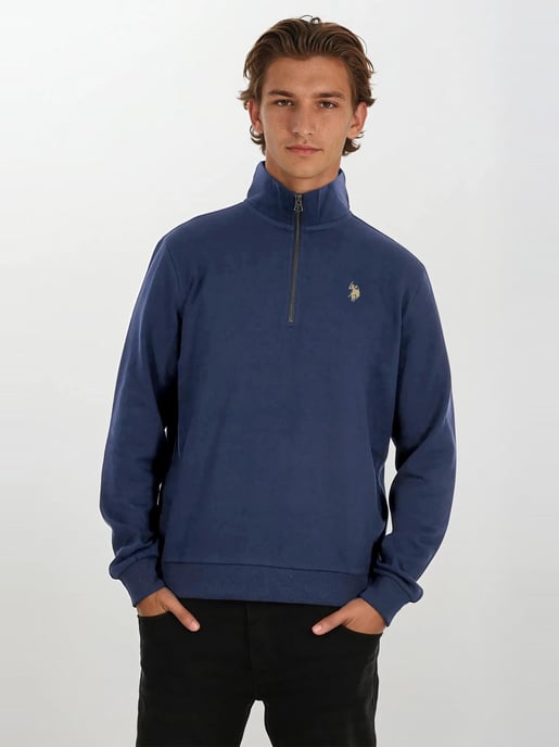 U.S. POLO ASSN. Herren Half-Zip Pullover USNiico aus Baumwollmix - Image 5