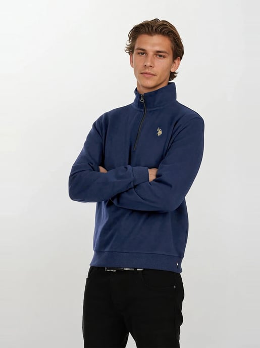 U.S. POLO ASSN. Herren Half-Zip Pullover USNiico aus Baumwollmix - Image 6
