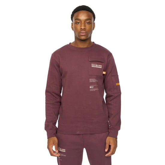 Duck and Cover - "Applewood" Sweatshirt für Herren (Rosinen) - Image 1