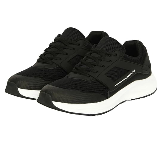Crosshatch - "Holywell" Sneaker für Herren, Flyknit (Schwarz/Weiß) - Image 1