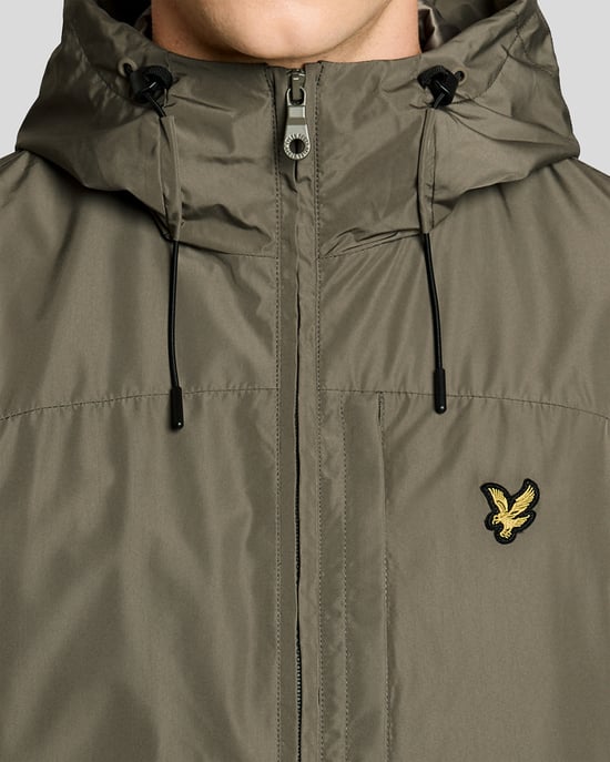Kapuzensweatjacke mit Reißverschluss in Salbeigrün - Image 3