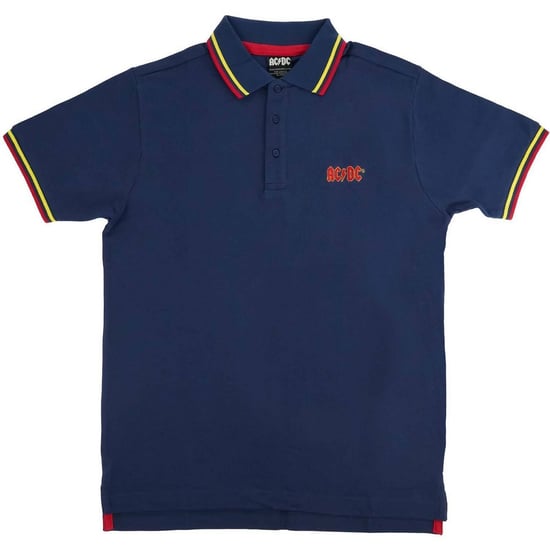 AC/DC - "Classic" Poloshirt für Herren/Damen Unisex (Marineblau) - Image 1