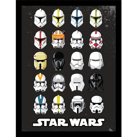 Star Wars - Gerahmtes Poster, Helm (Schwarz/Bunt) - Image 1