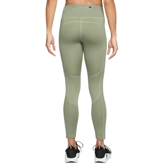 Nike - Fast - 7/8-leggings In Ölgrün Mit Mittlerer Leibhöhe - Image 2