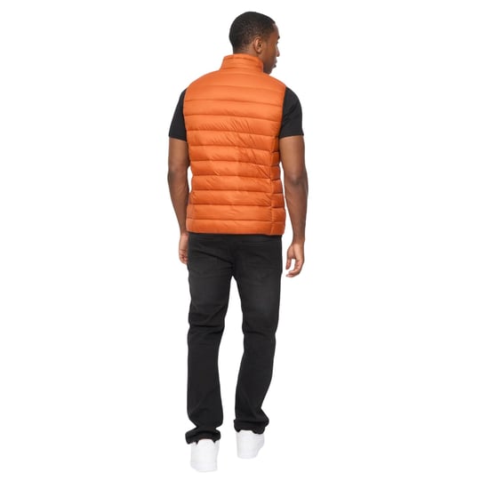 Crosshatch - "Gattering MVE" Weste für Herren, Gesteppt (Dunkel Orange) - Image 2