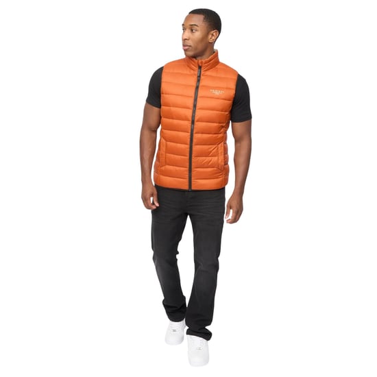 Crosshatch - "Gattering MVE" Weste für Herren, Gesteppt (Dunkel Orange) - Image 4
